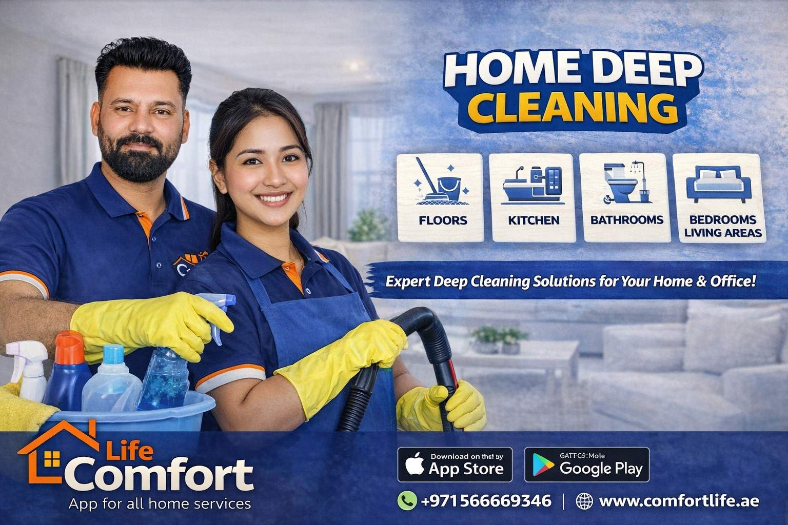 Home Deep Cleaning for a Healthier and Spotless Living Space