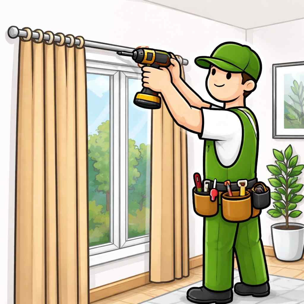 Curtains & Blinds Installation — Hourly