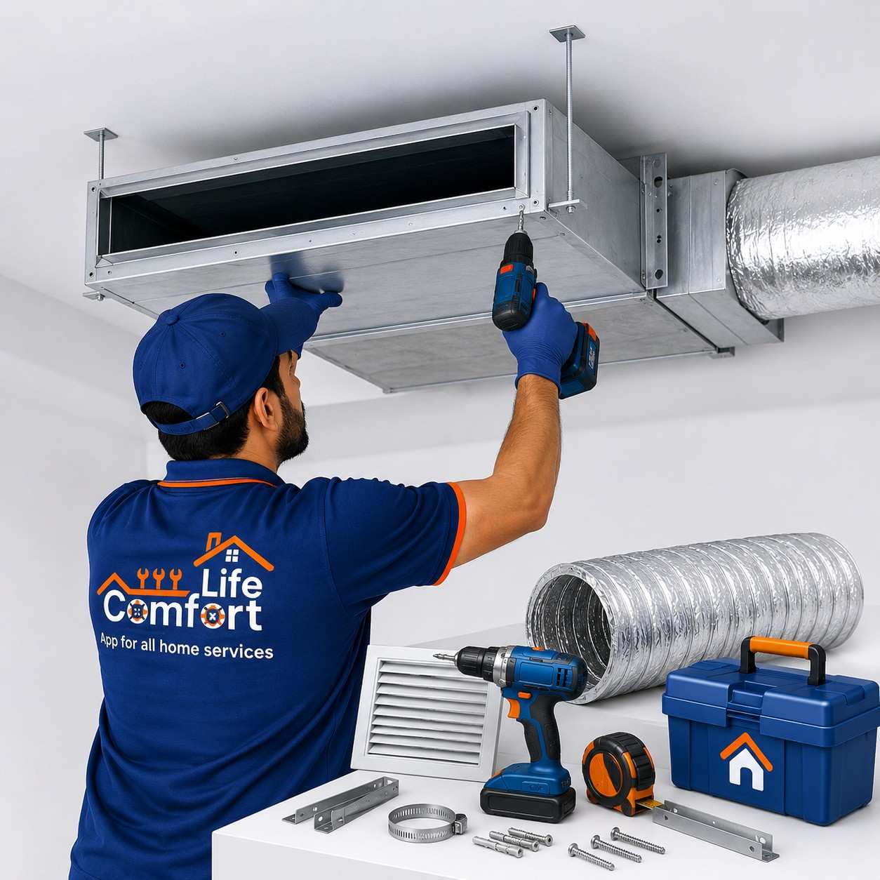 Duct AC Installation