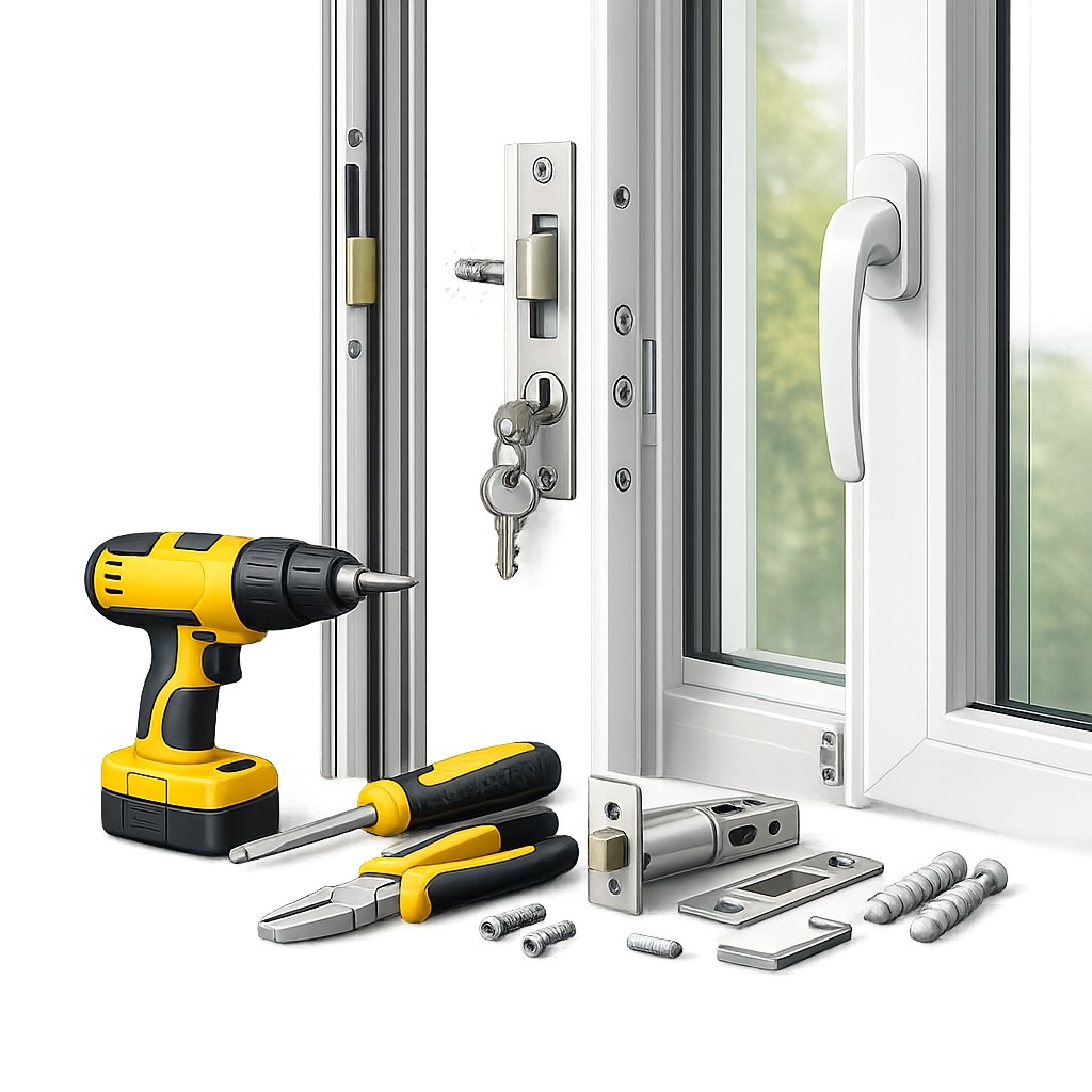 Aluminium Door & Window Lock Repair
