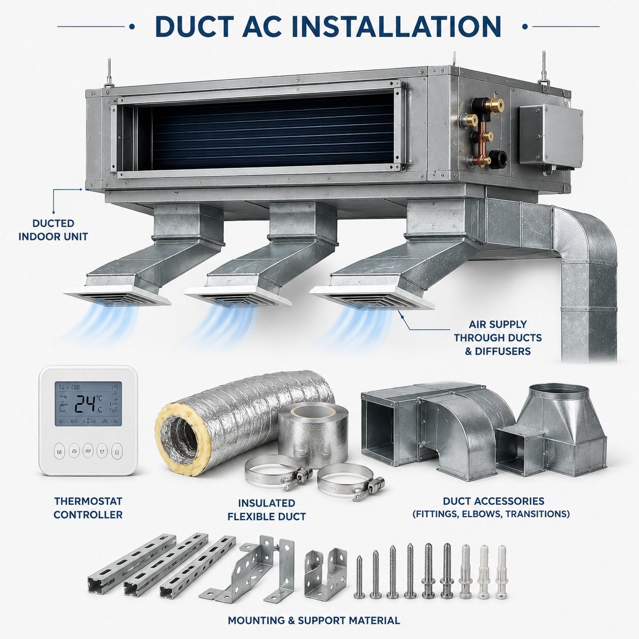 Duct AC Installation