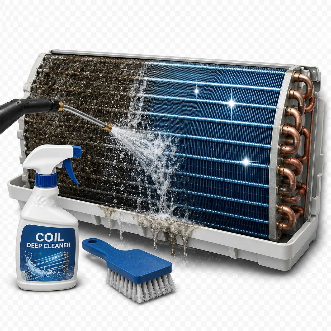 AC Coil Deep Cleaning